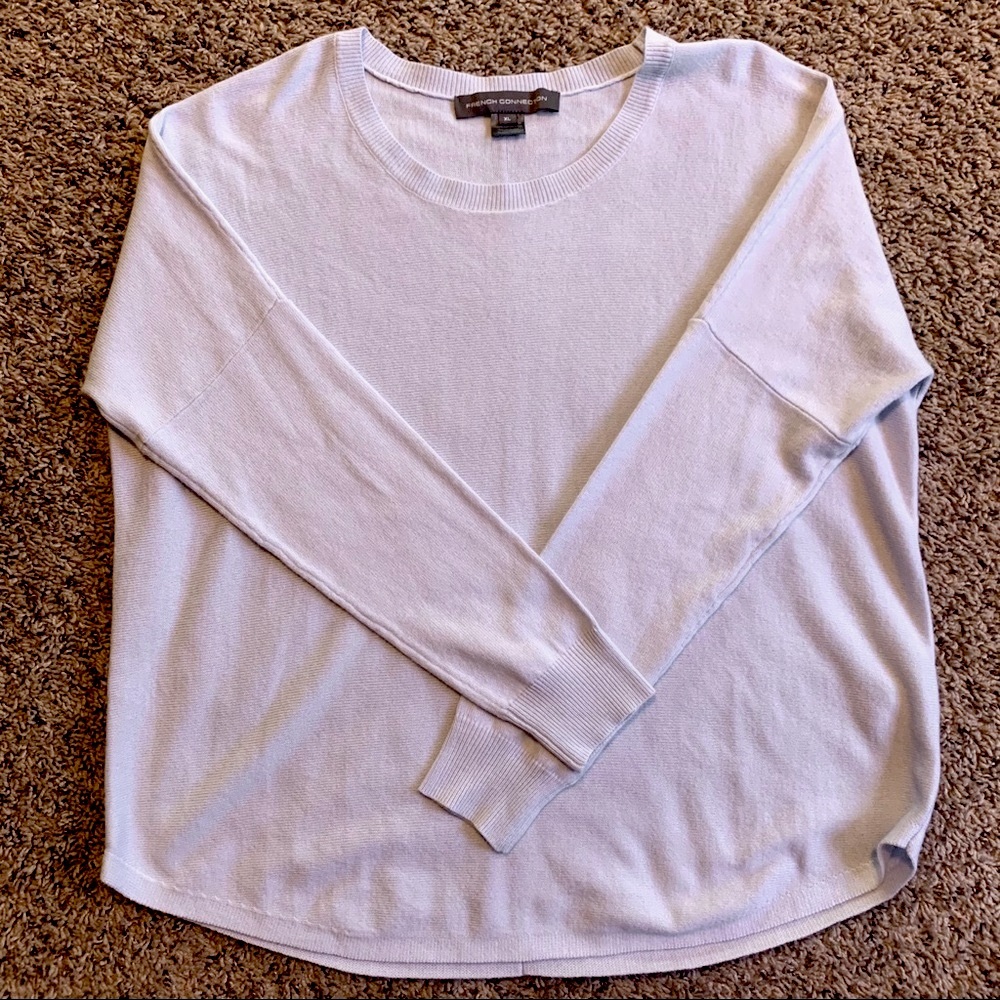 French Connection Light Blue Sweater XL